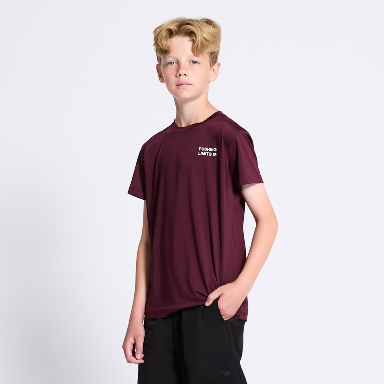 Training tee "Goal star" Dark Burgundy